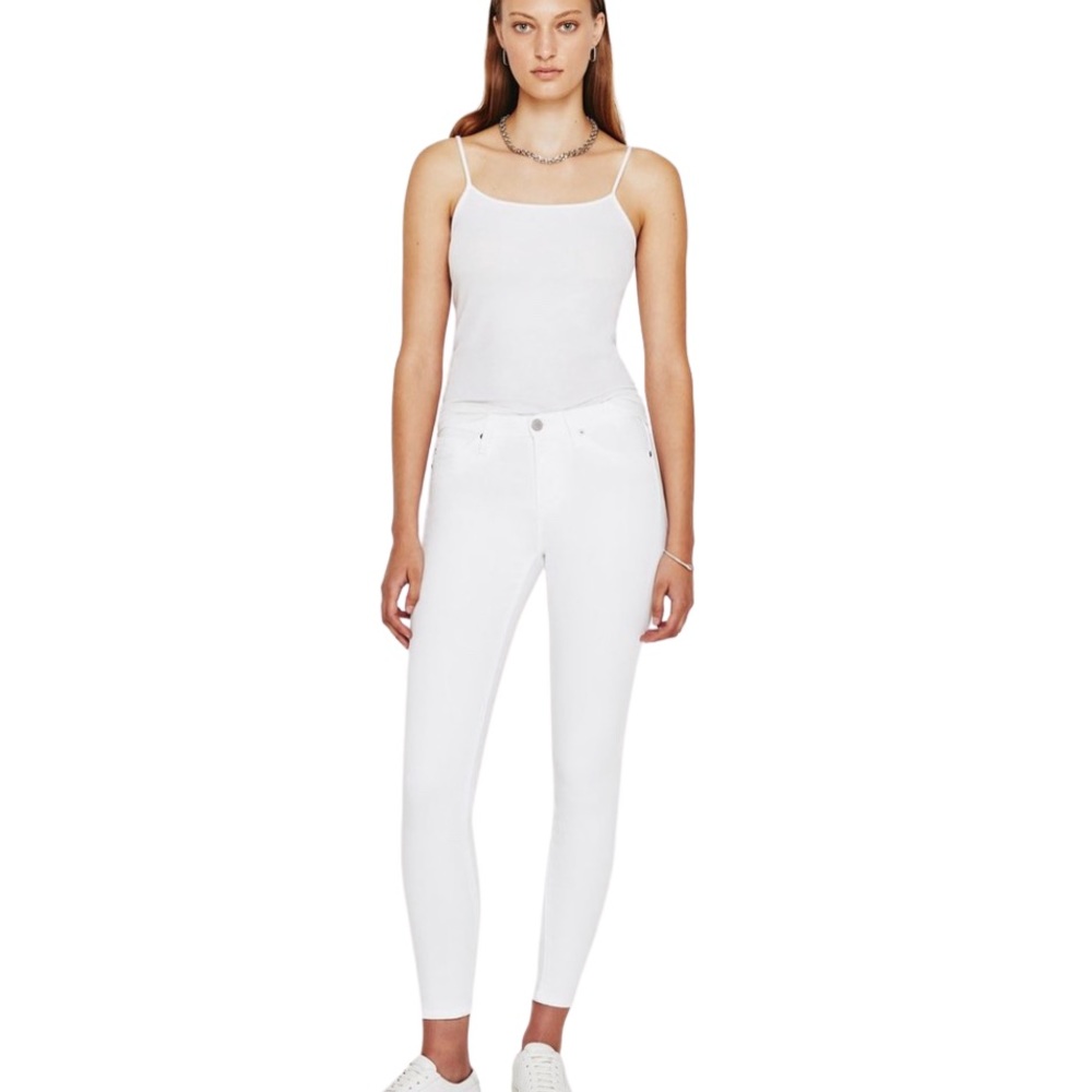 Super Skinny White Legging Ankle Jeans